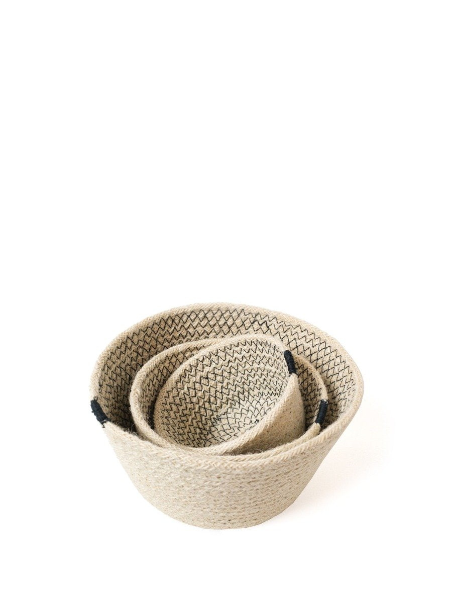 Amari Jute Bowls - Set of 3