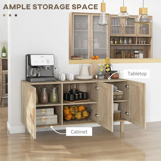 Three Door Bohemian Buffet Cabinet