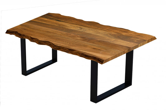 Live Edge Rustic Real Wood Dining Table