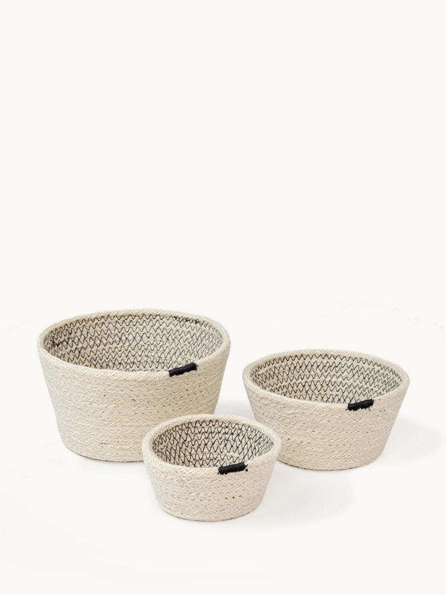Amari Jute Bowls - Set of 3