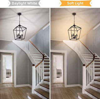 Rustic Industrial 4 Light Chandelier