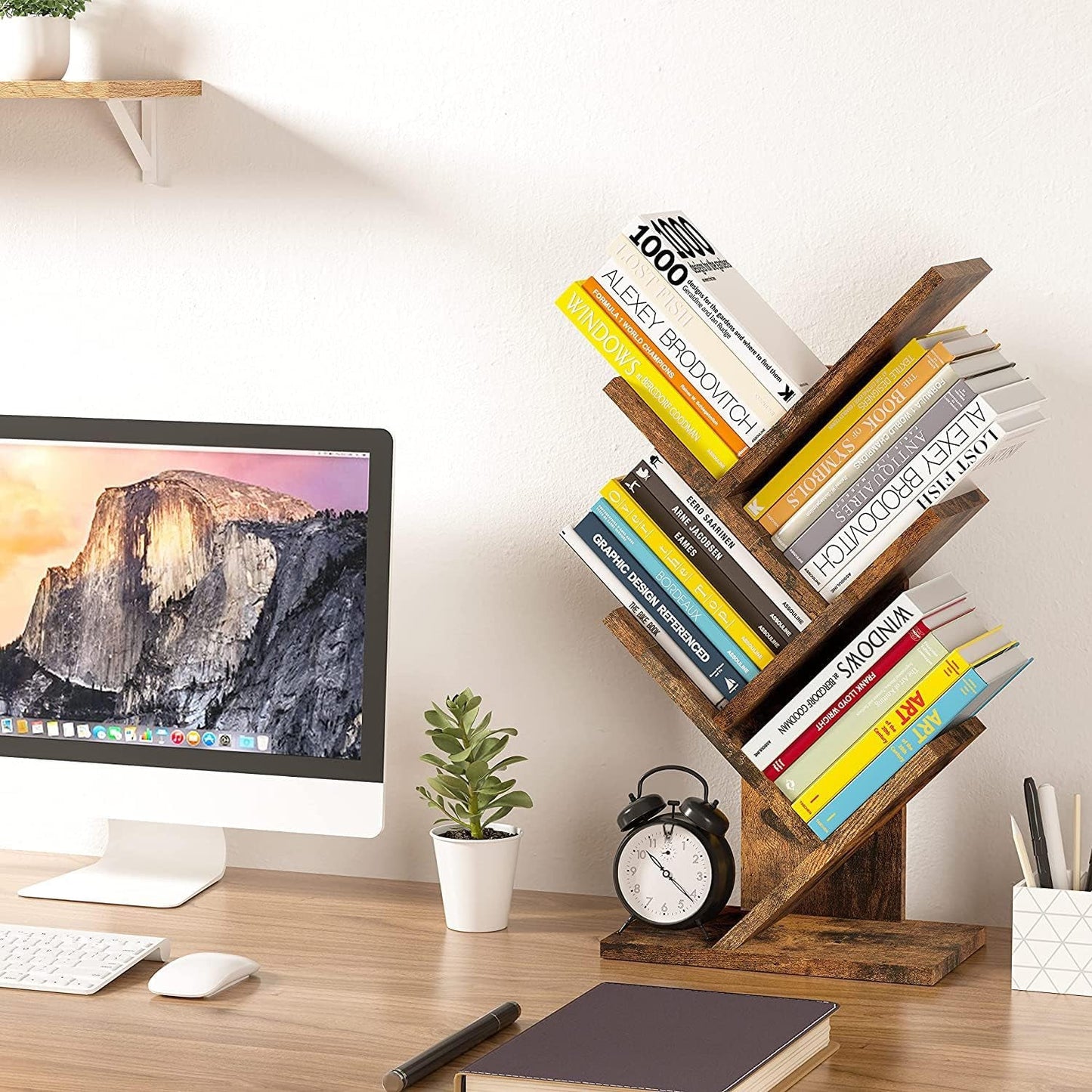 4 Tier Tree Bookshelf