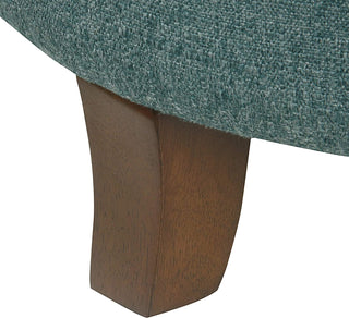 Dark Teal Storage Ottoman