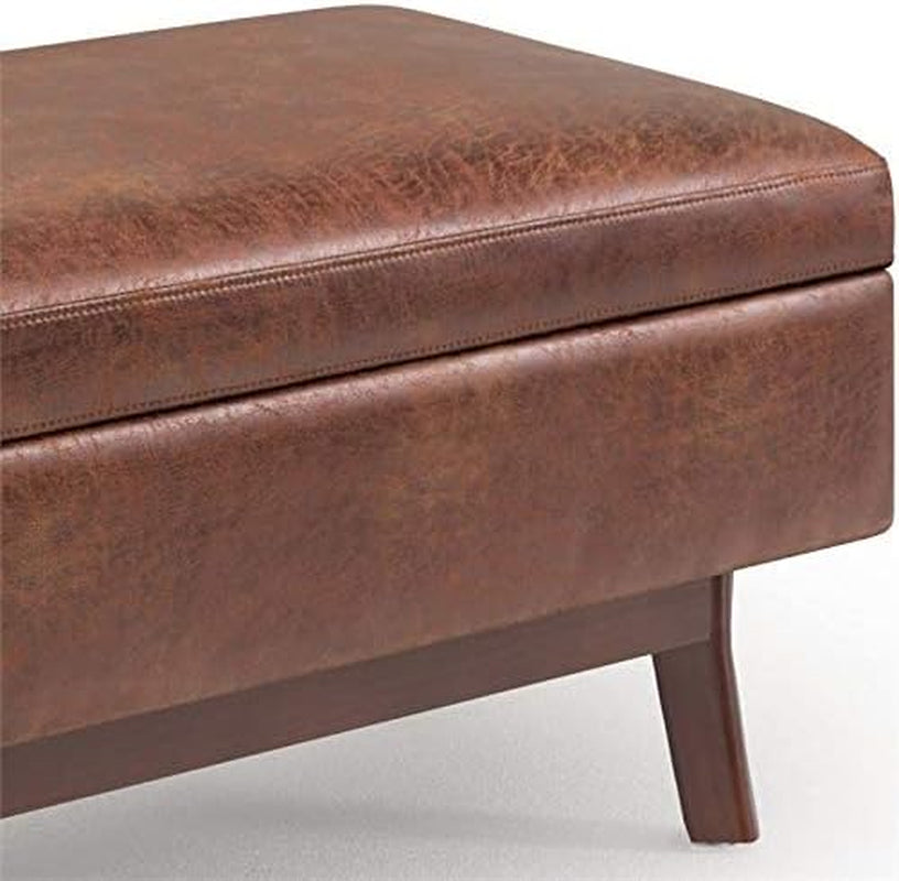Owen Mid Century Modern Storage Ottoman