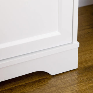 Butcher Block Sideboard Buffet with 3 Storage Drawers