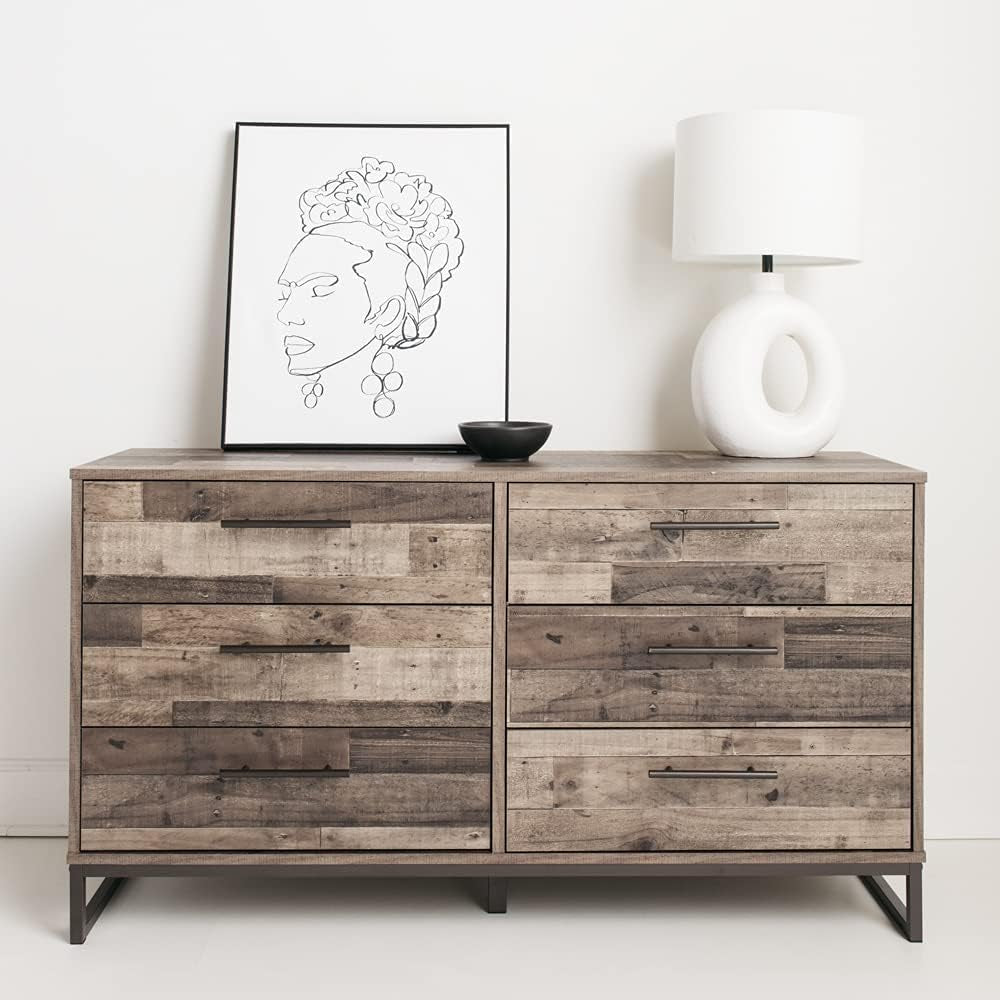 Industrial Butcher Block Style Dresser