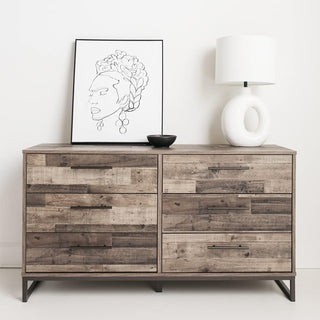 Industrial Butcher Block Style Dresser