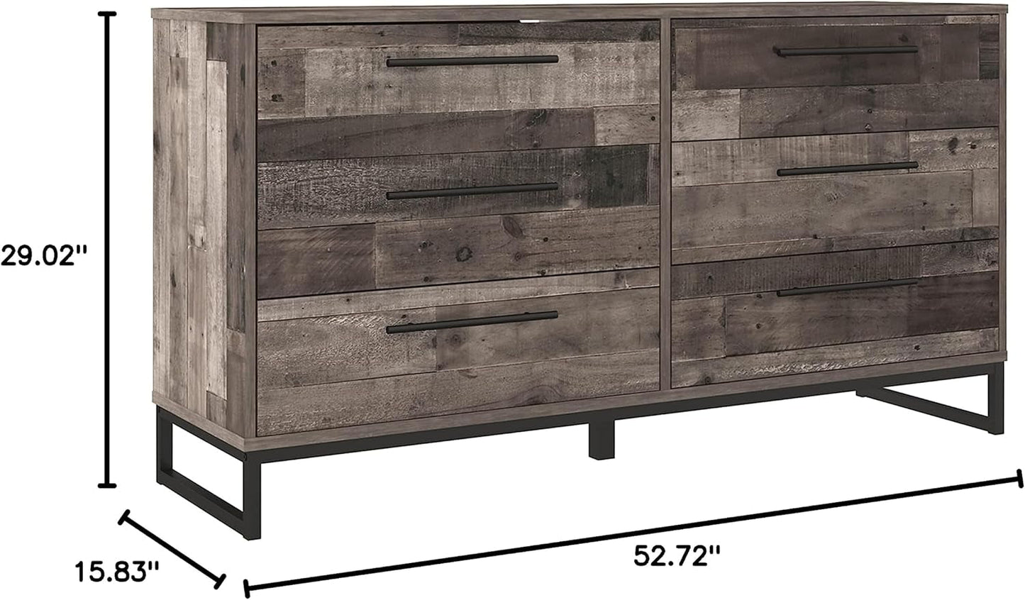 Industrial Butcher Block Style Dresser