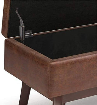 Owen Mid Century Modern Storage Ottoman