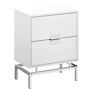 Chrome Metal Accent Table