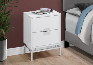 Chrome Metal Accent Table