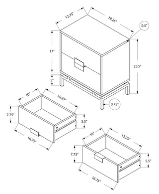 Chrome Metal Accent Table