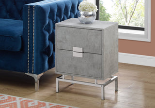 Chrome Metal Accent Table