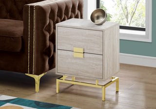 Chrome Metal Accent Table
