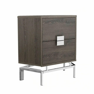 Chrome Metal Accent Table