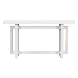 Contemporary White Console Table