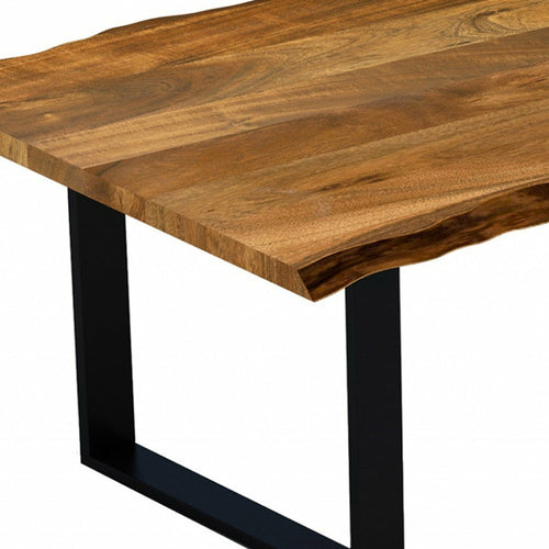 Live Edge Rustic Real Wood Dining Table
