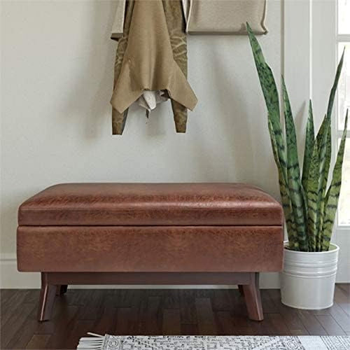 Owen Mid Century Modern Storage Ottoman