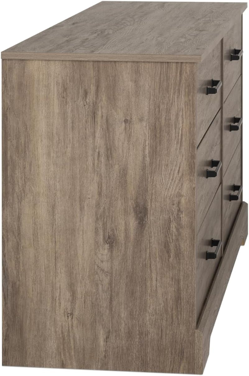 Rustic Ridge Farmhouse 6-Drawer Double Dresser