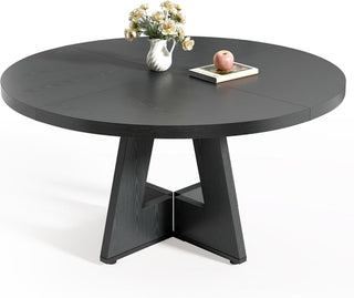 Black 47 Inch Round Dining Table