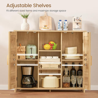 Iwell Rattan Cabinet
