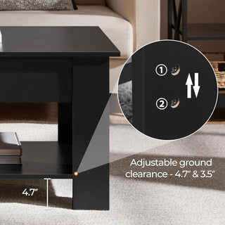 Black Lift Top Coffee Table