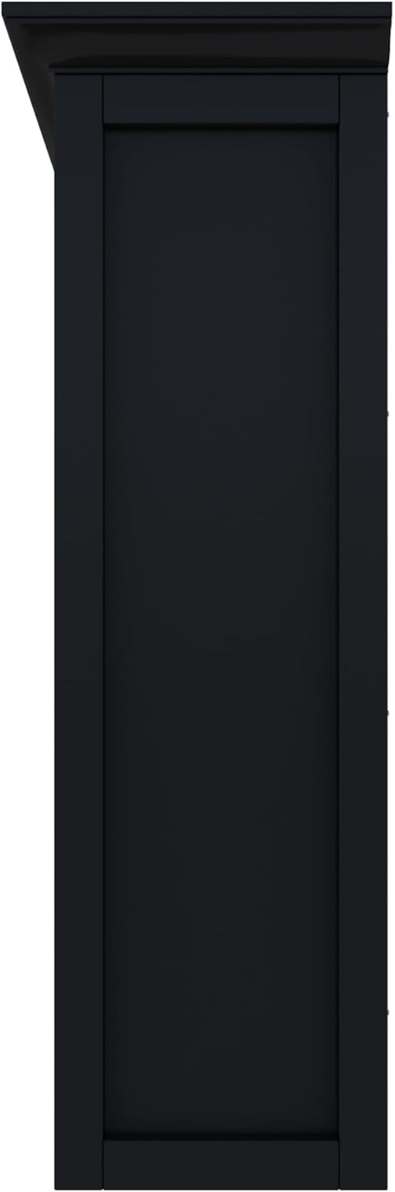 Black Wood Cube Bookcase