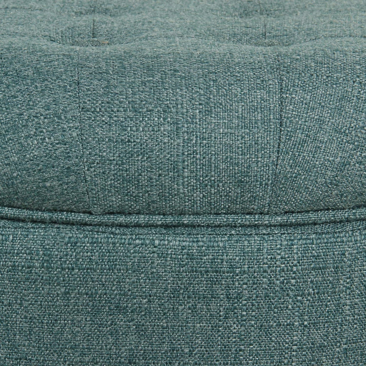 Dark Teal Storage Ottoman