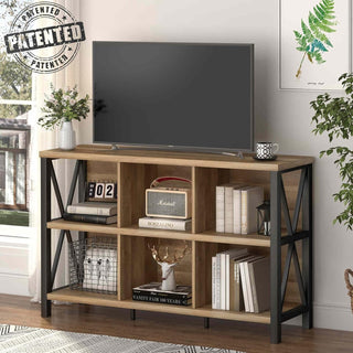 Industrial-Chic 6 Cube Bookcase