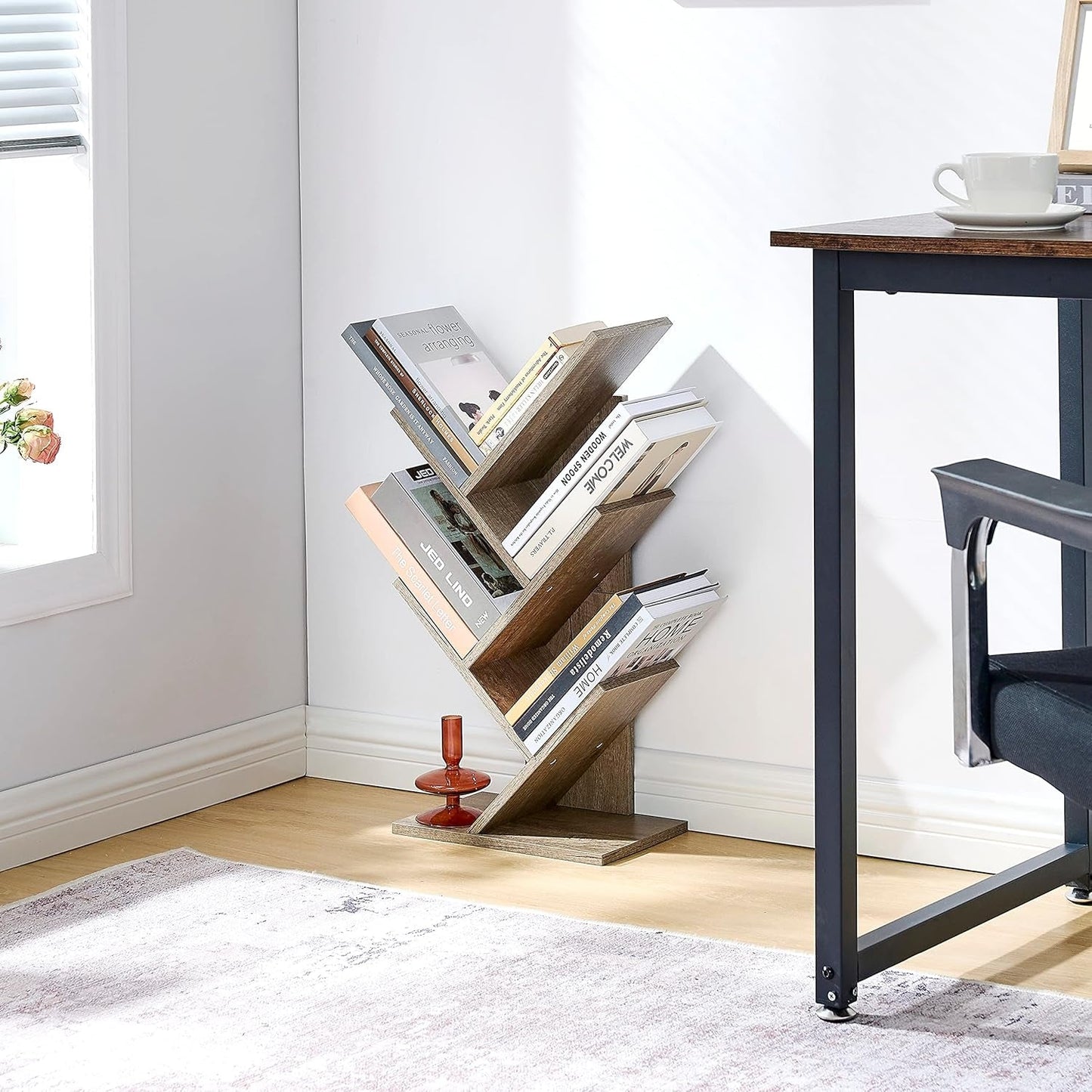 4 Tier Tree Bookshelf