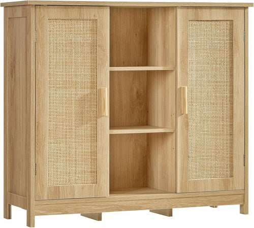 Iwell Rattan Cabinet