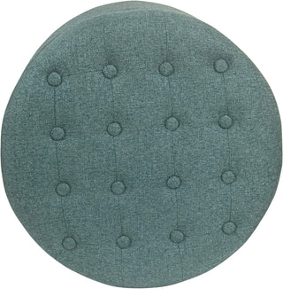 Dark Teal Storage Ottoman
