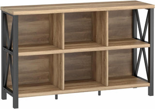 Industrial-Chic 6 Cube Bookcase