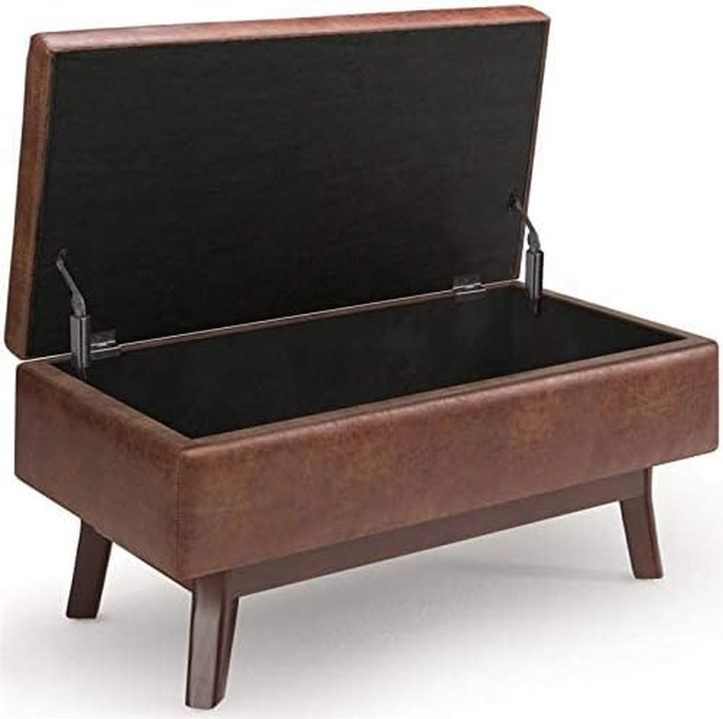 Owen Mid Century Modern Storage Ottoman