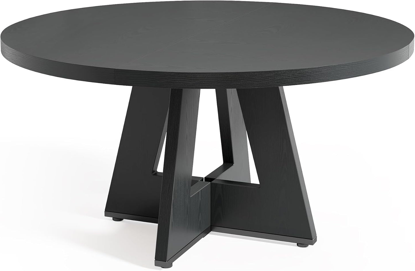 Black 47 Inch Round Dining Table