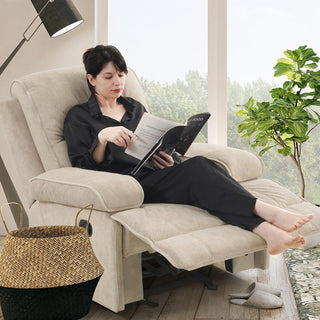 Nursery Glider with Extra Large Footrest