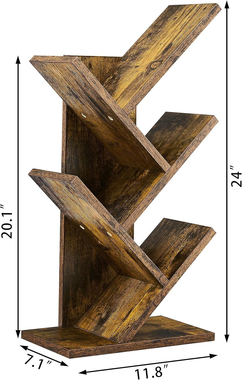 4 Tier Tree Bookshelf