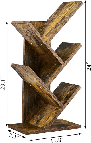 4 Tier Tree Bookshelf