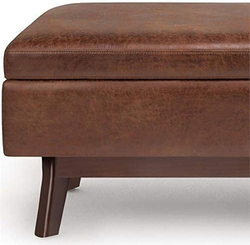 Owen Mid Century Modern Storage Ottoman
