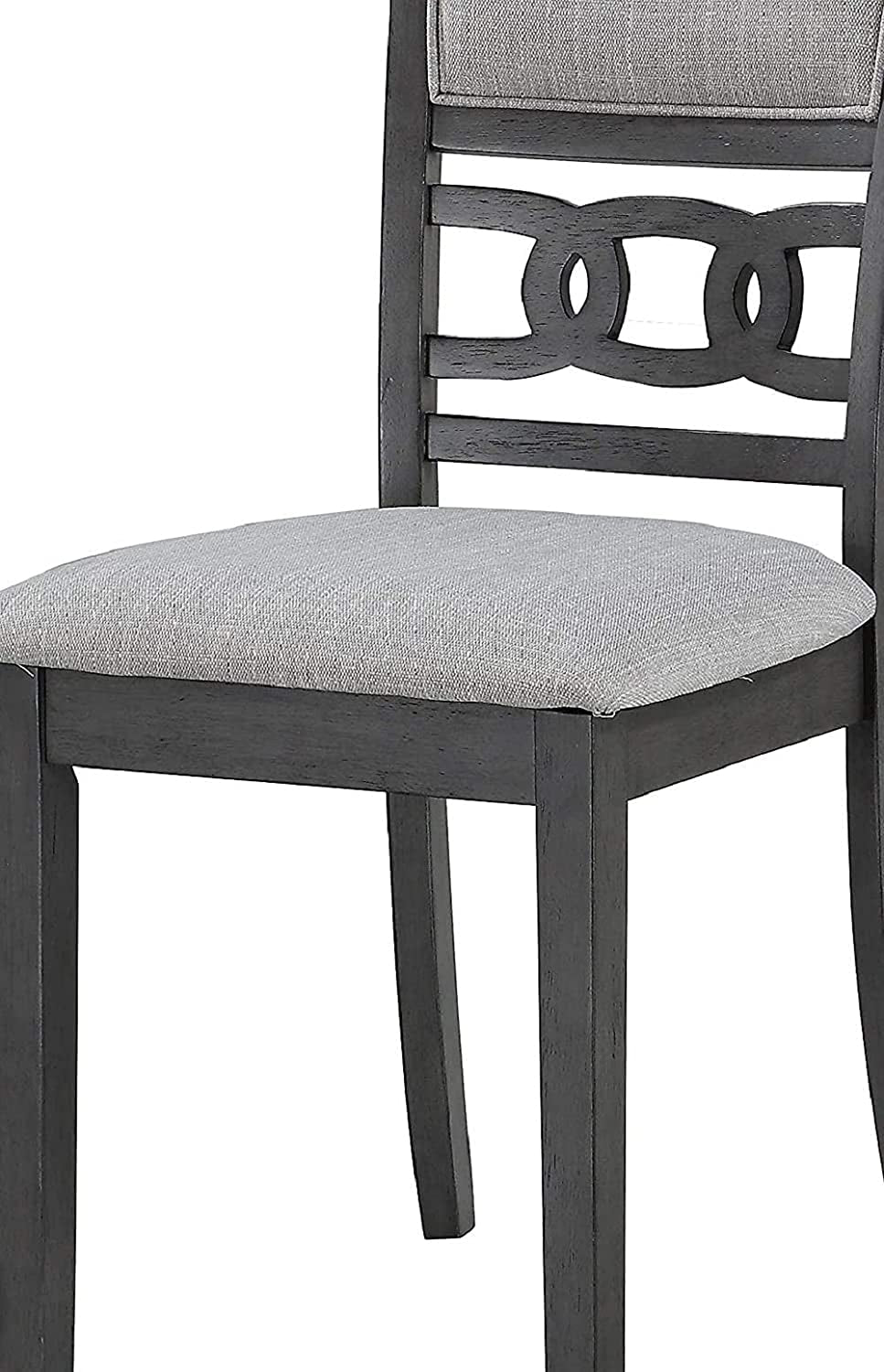 Gray 5-Piece Round Dining Set
