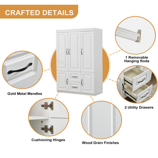 Modern 3 Doors Armoire