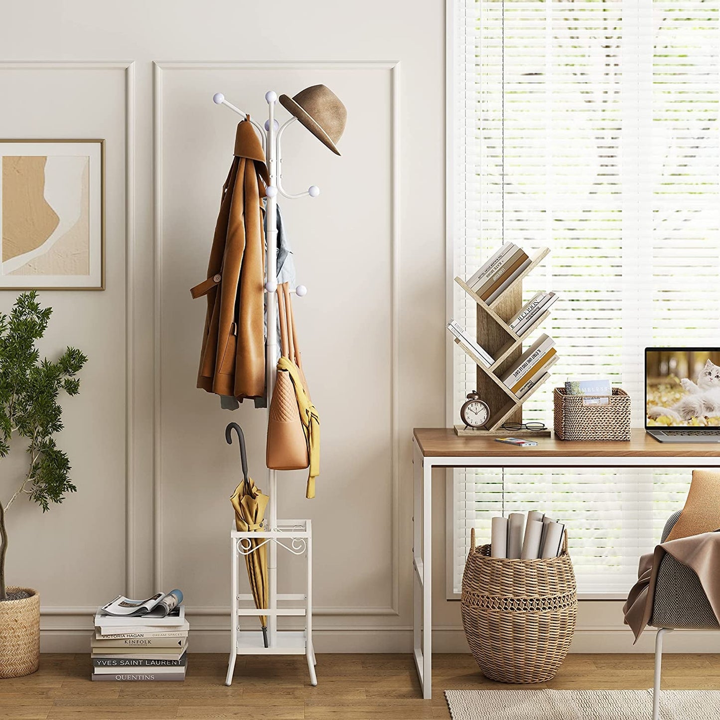 4 Tier Tree Bookshelf