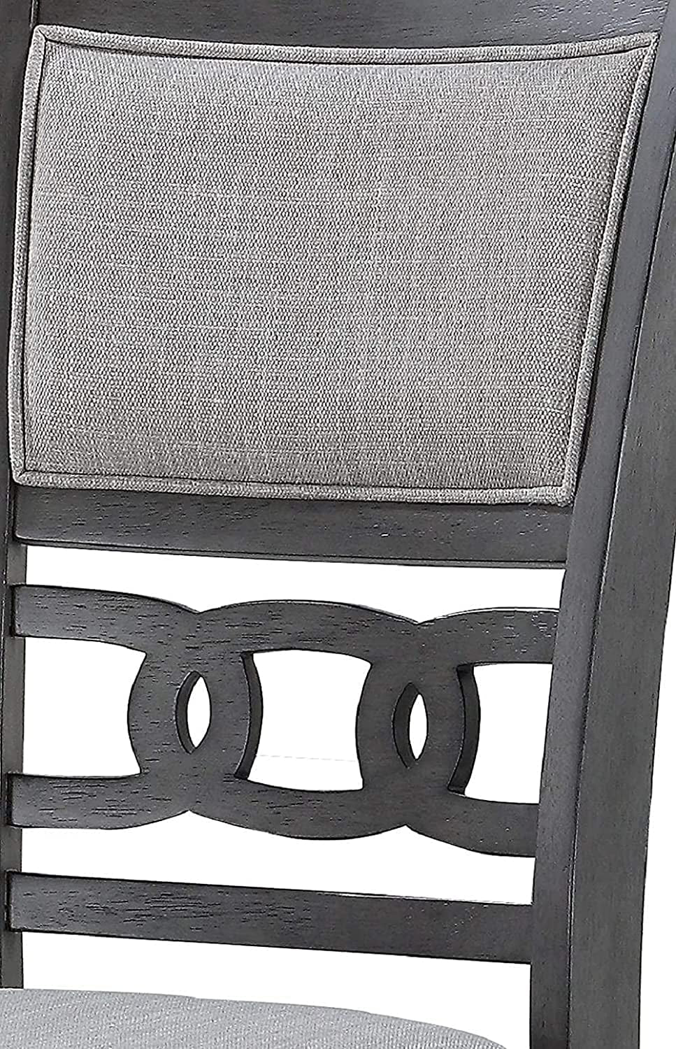 Gray 5-Piece Round Dining Set