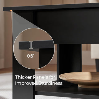 Black Lift Top Coffee Table