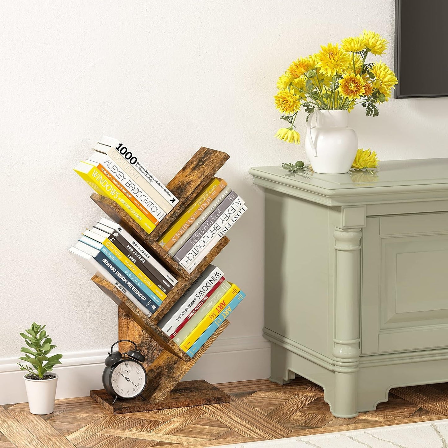 4 Tier Tree Bookshelf