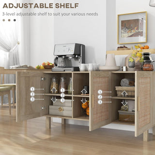 Three Door Bohemian Buffet Cabinet